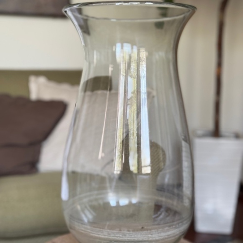 Crate&Barrel Gray Vase Accent